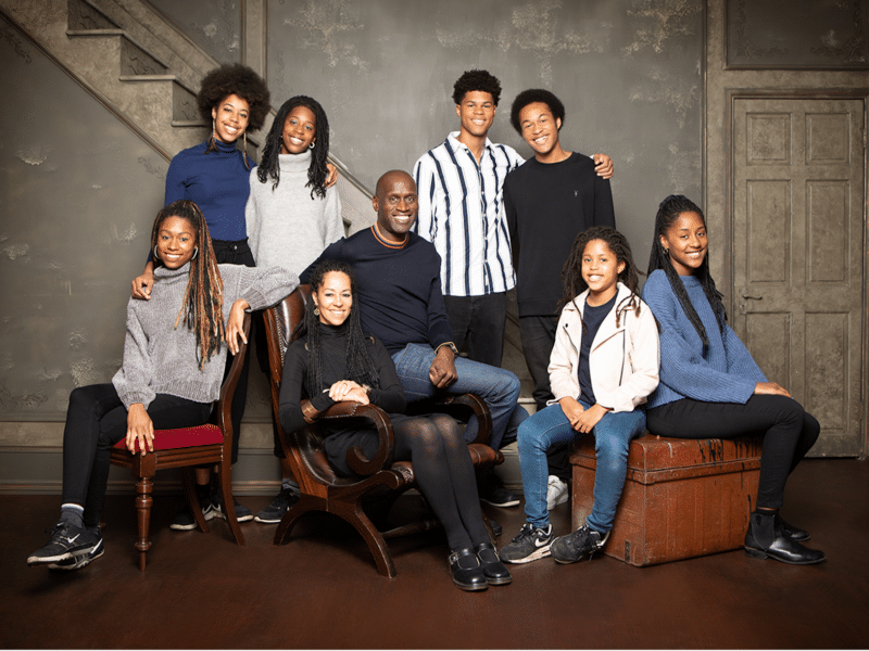 Portrait photo of the patrons of Sinfonia Viva - the Kanneh-Mason family